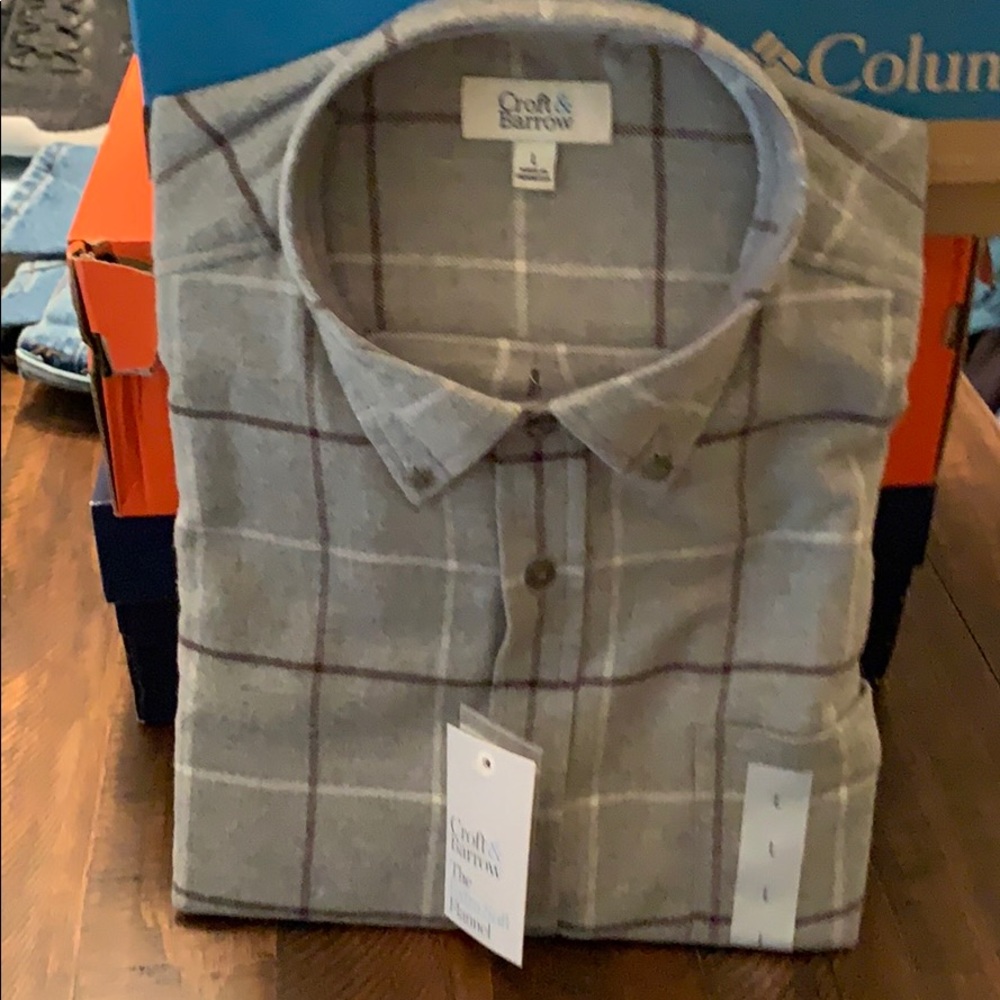 Men’s large, Croft & Barrow, extra soft flannel